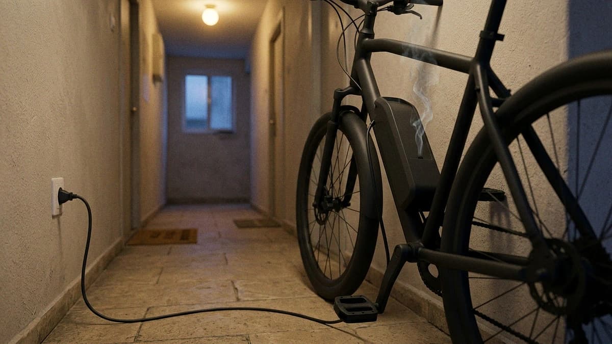 הסוללה שמתלקחת בסלון: למה אי אפשר לכבות שריפת סוללת ליתיום, ואיך טוענים אופניים חשמליים בבטחה