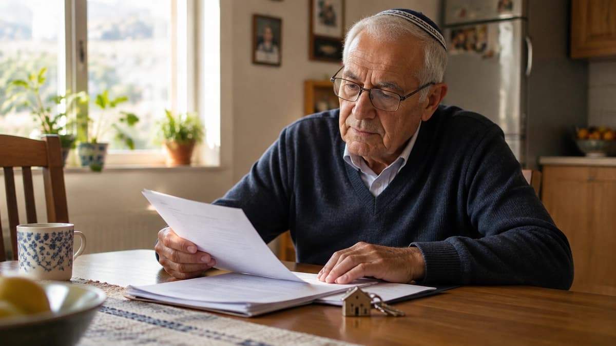 משכנתא הפוכה בישראל: 80% מבני ה-65+ הם בעלי דירה, ואין חובת ייעוץ עצמאי לפני שממשכנים אותה