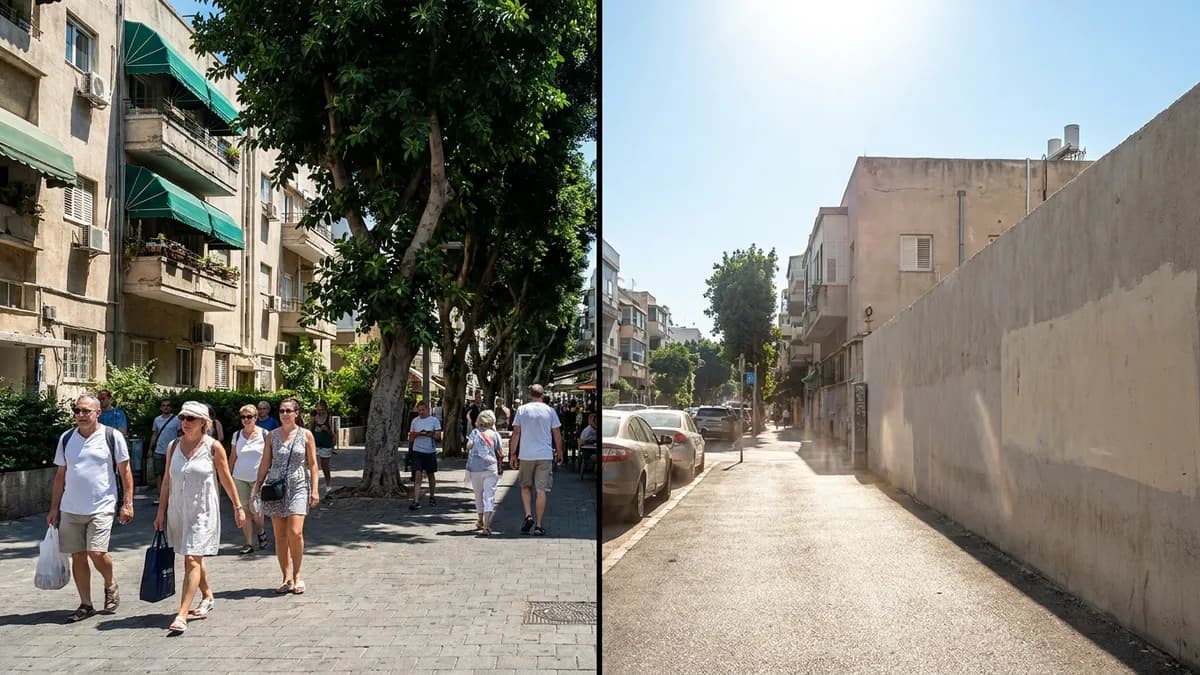 70 מעלות בשמש: מלחמת הצל של הערים הישראליות
