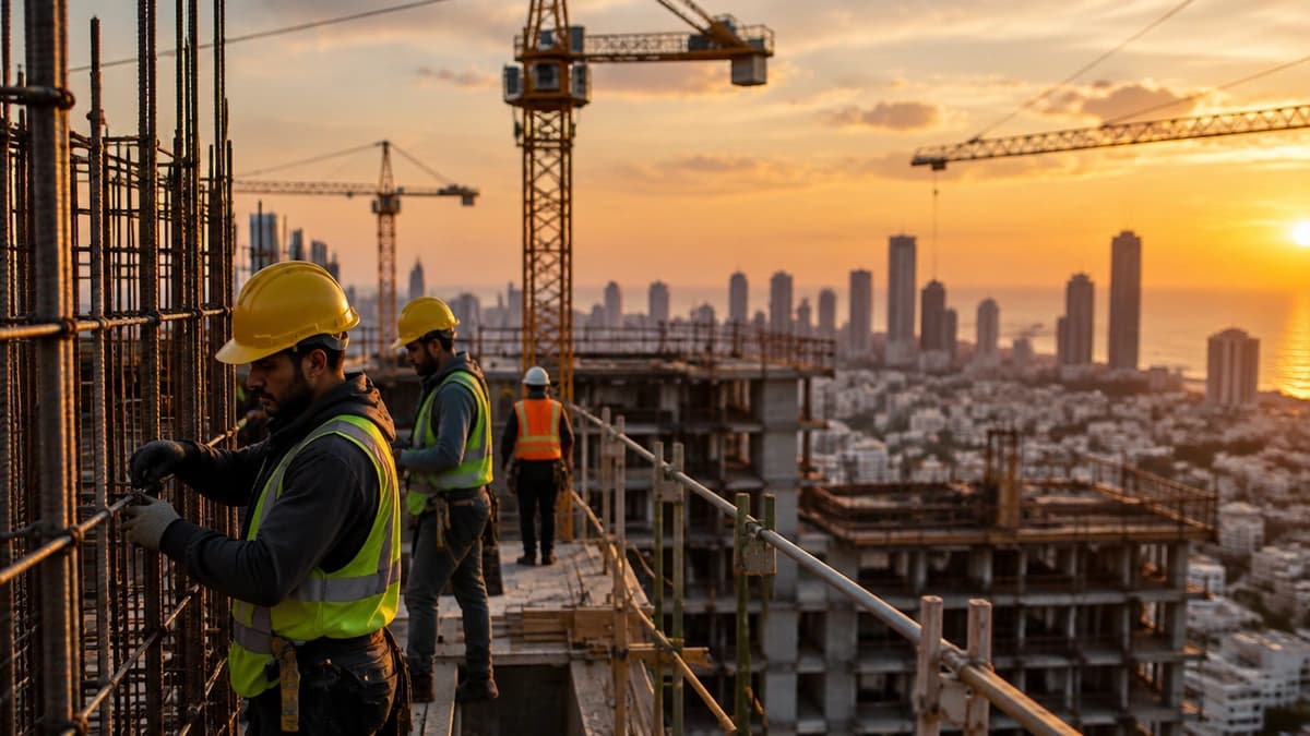 עובדים זרים במקום פועלים פלסטינים: איך ענף הבנייה בישראל התאושש מהמחסור – ובאיזה מחיר